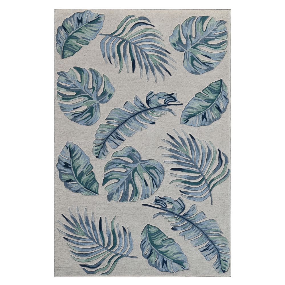KAS 3005 COVE 3005 27"X 45" Area Rug in Ivory/Blue
